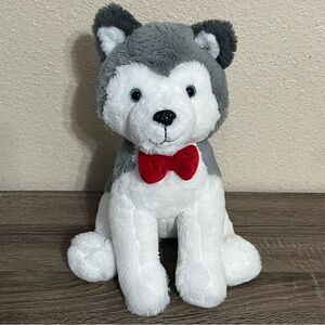 FAO Schwarz Siberian Husky Puppy Dog Plush
